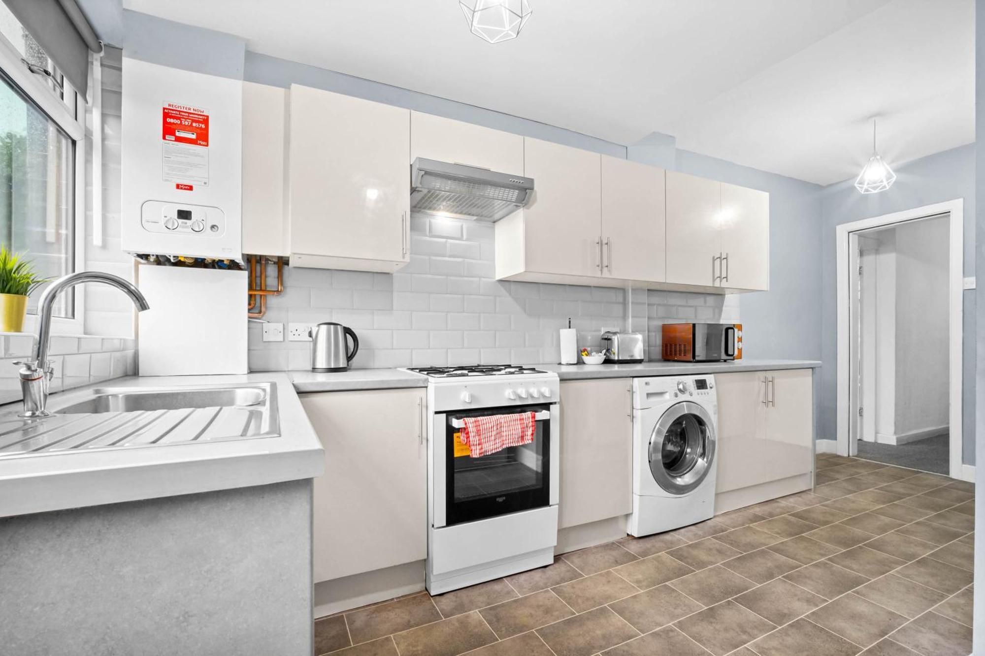 Hébergement de vacances Stylish 3 Bedroom House - Parking - Garden - Great Barr - Netflix - Rated -121j