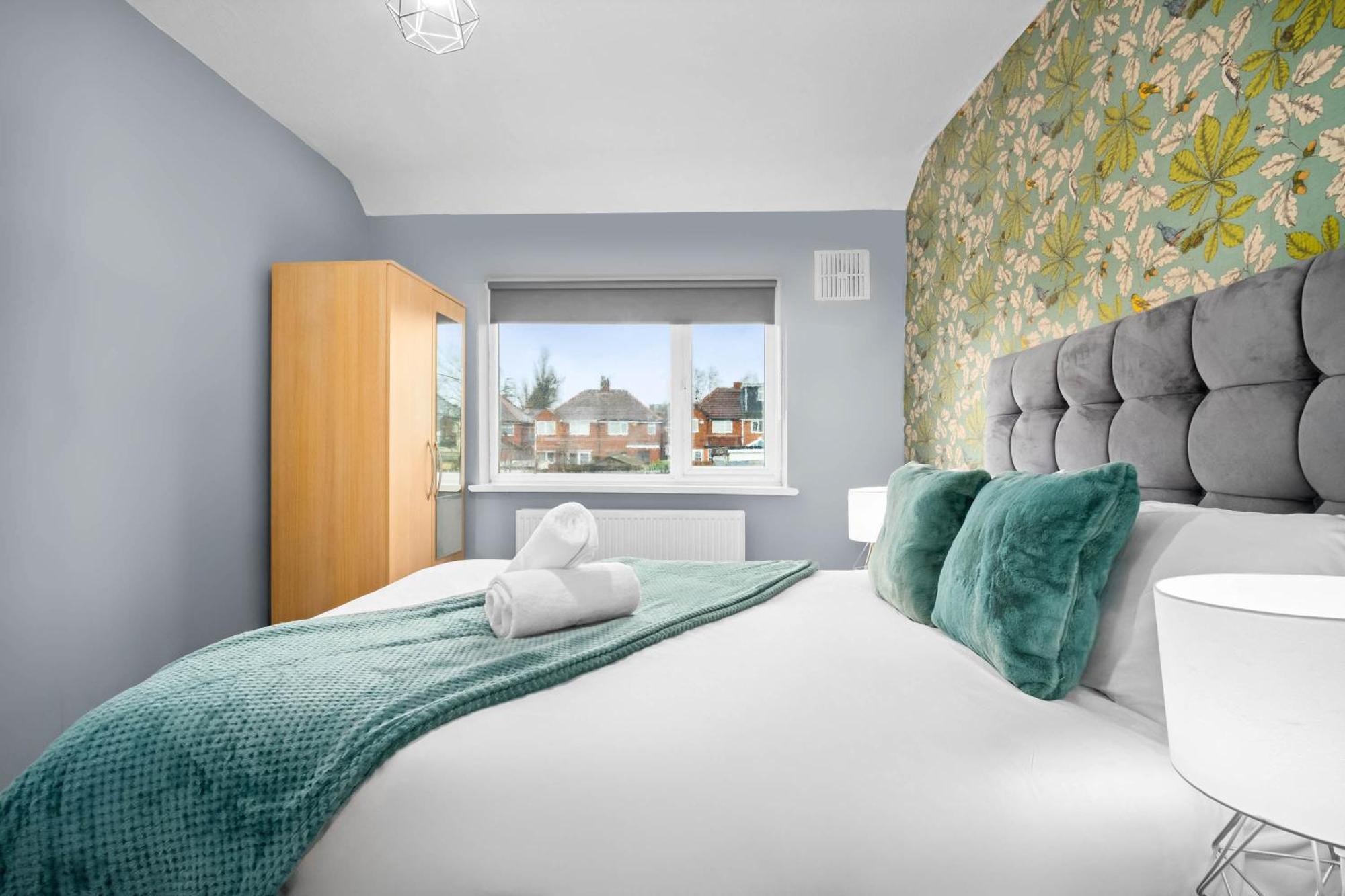 Stylish 3 Bedroom House - Parking - Garden - Great Barr - Netflix - Rated -121j Hébergement de vacances Birmingham